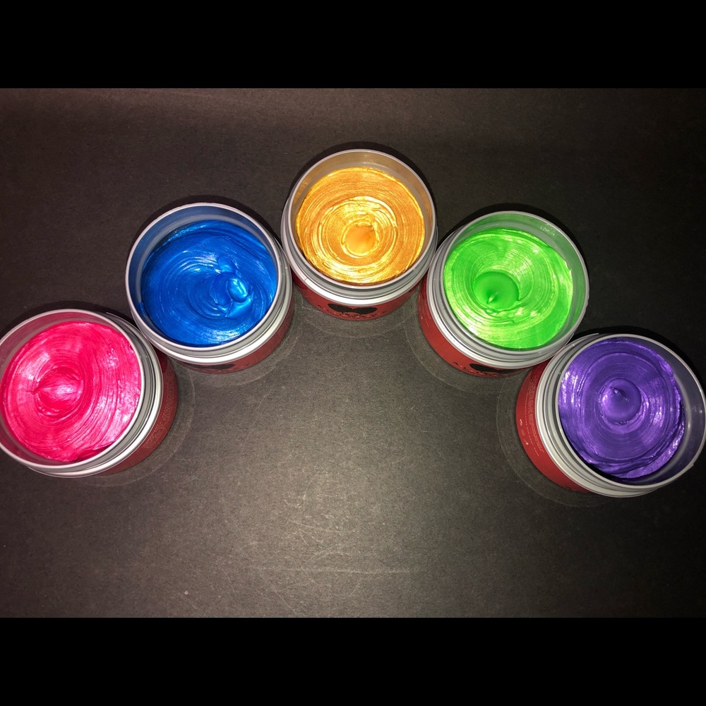 5 Bundle Hair Color Wax / Hair Paint Wax